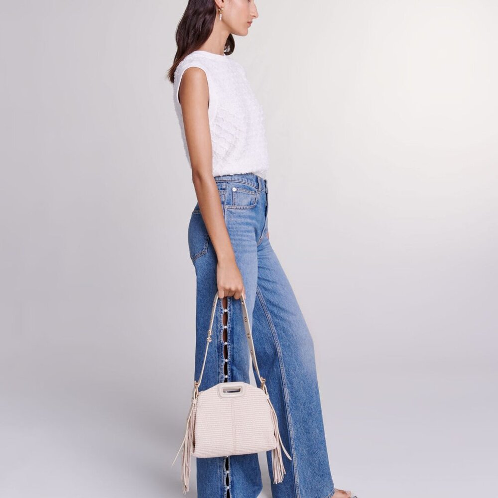 Maje Blue Straight Leg Jeans